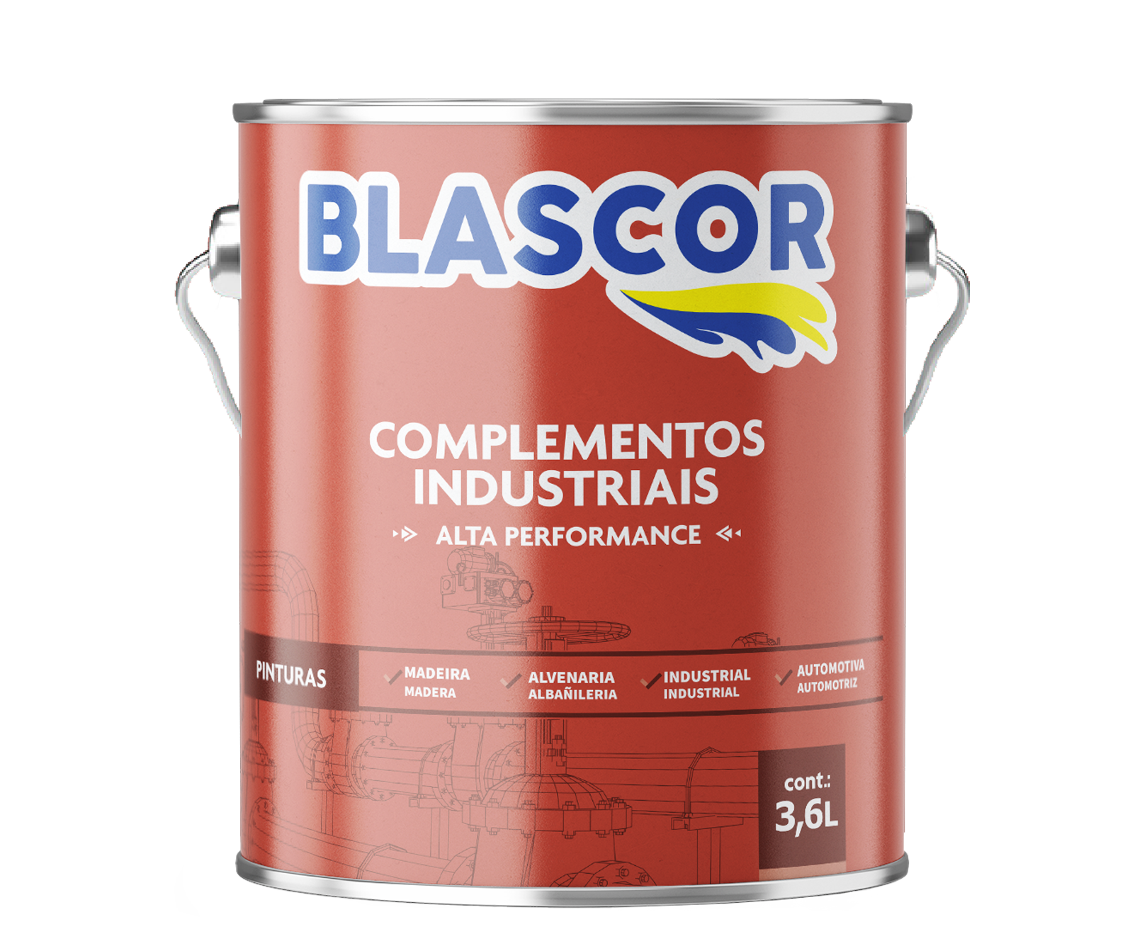 Foto do produto Esmalte Sintético Metálico